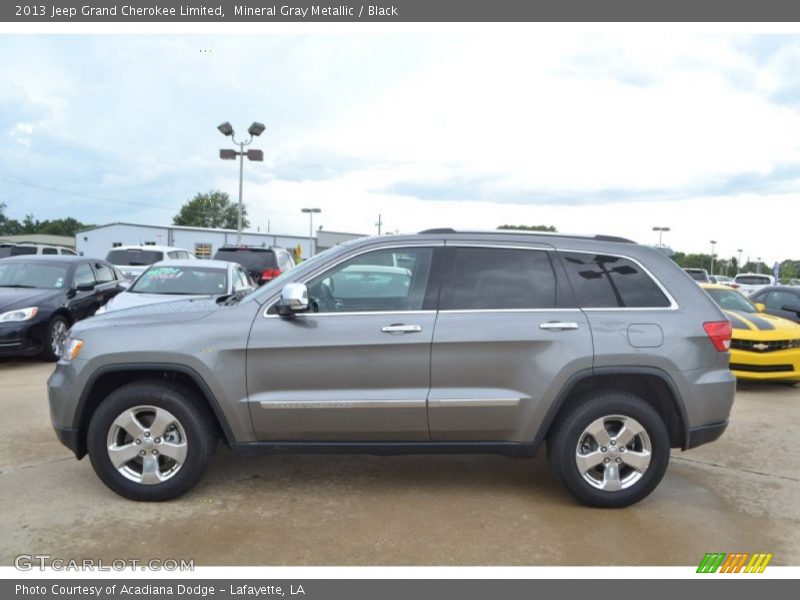 Mineral Gray Metallic / Black 2013 Jeep Grand Cherokee Limited