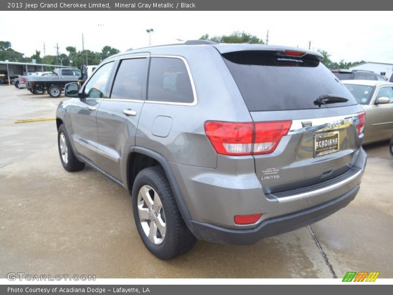 Mineral Gray Metallic / Black 2013 Jeep Grand Cherokee Limited