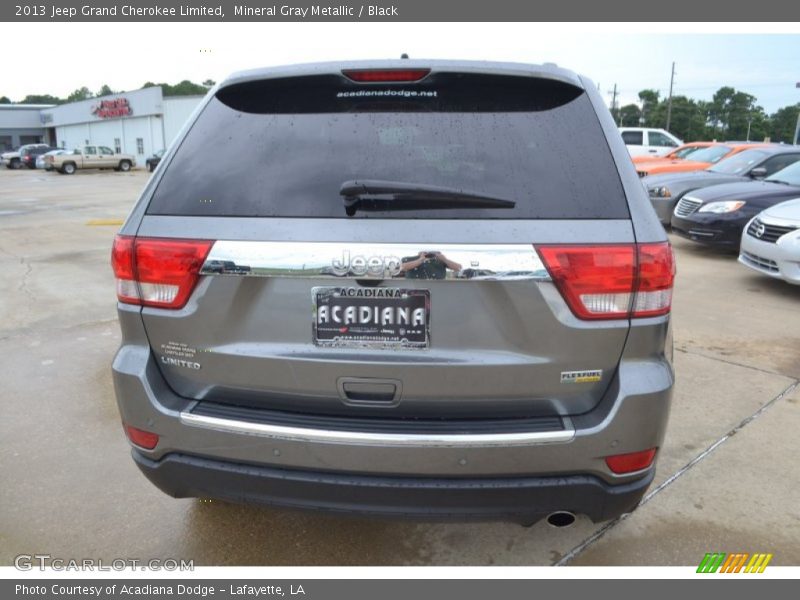 Mineral Gray Metallic / Black 2013 Jeep Grand Cherokee Limited