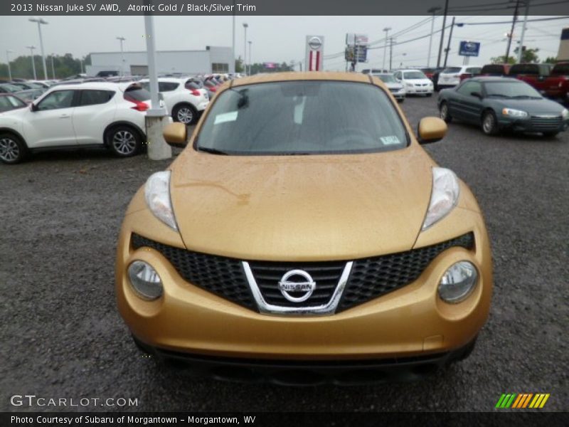 Atomic Gold / Black/Silver Trim 2013 Nissan Juke SV AWD