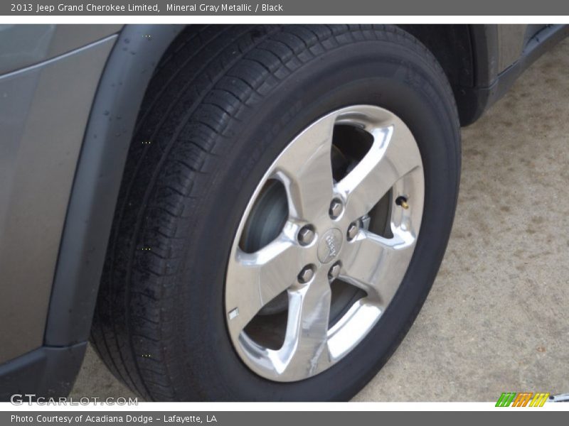 Mineral Gray Metallic / Black 2013 Jeep Grand Cherokee Limited