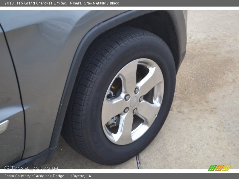 Mineral Gray Metallic / Black 2013 Jeep Grand Cherokee Limited