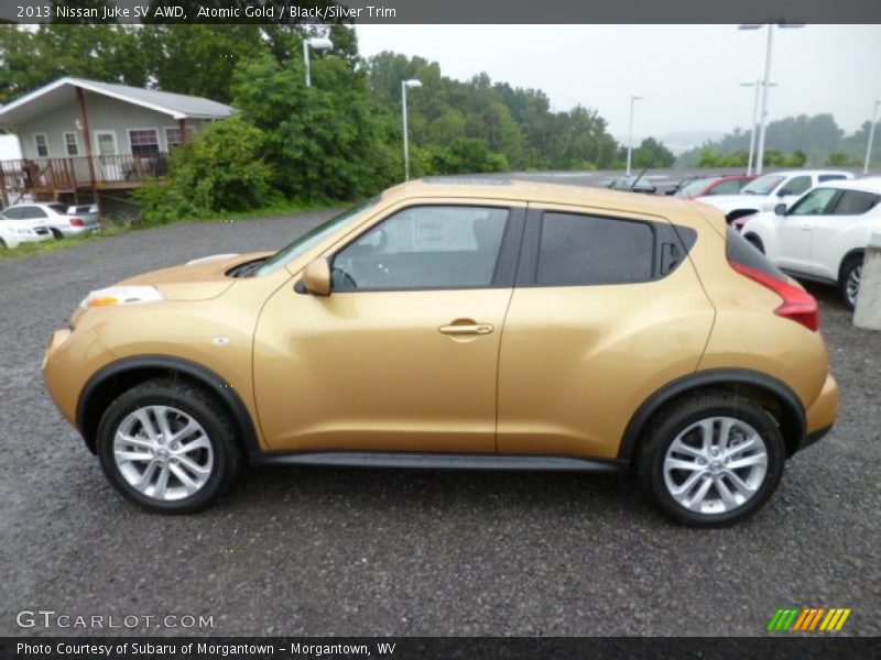 Atomic Gold / Black/Silver Trim 2013 Nissan Juke SV AWD