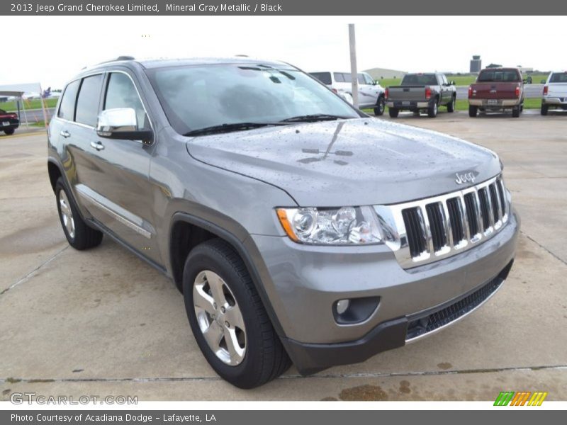 Mineral Gray Metallic / Black 2013 Jeep Grand Cherokee Limited
