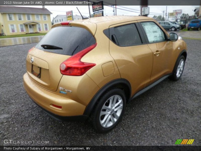 Atomic Gold / Black/Silver Trim 2013 Nissan Juke SV AWD