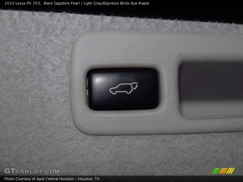 Black Sapphire Pearl / Light Gray/Espresso Birds-Eye Maple 2010 Lexus RX 350