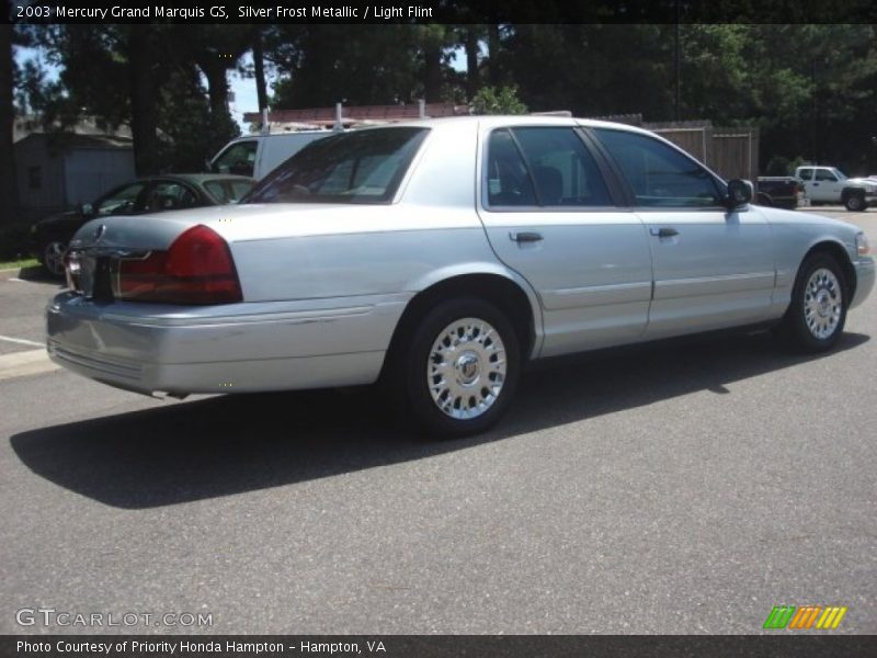 Silver Frost Metallic / Light Flint 2003 Mercury Grand Marquis GS
