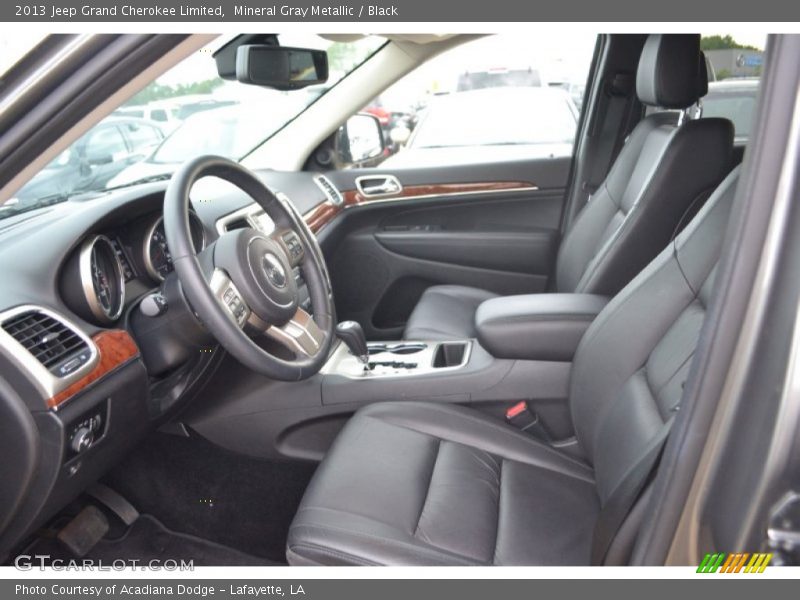 Mineral Gray Metallic / Black 2013 Jeep Grand Cherokee Limited