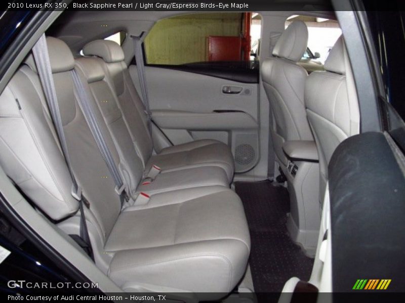 Black Sapphire Pearl / Light Gray/Espresso Birds-Eye Maple 2010 Lexus RX 350
