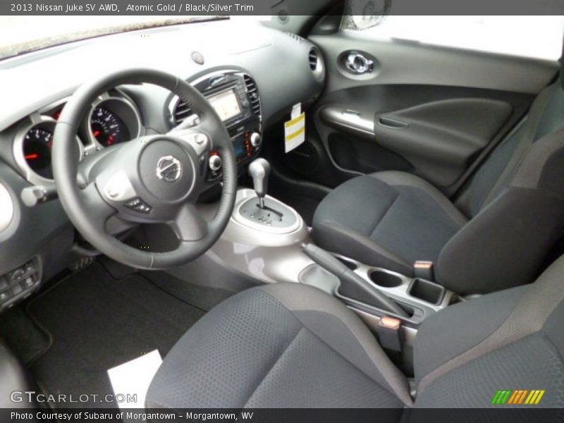 Atomic Gold / Black/Silver Trim 2013 Nissan Juke SV AWD