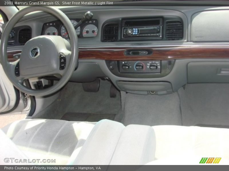 Silver Frost Metallic / Light Flint 2003 Mercury Grand Marquis GS