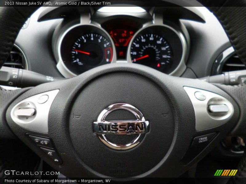 Atomic Gold / Black/Silver Trim 2013 Nissan Juke SV AWD