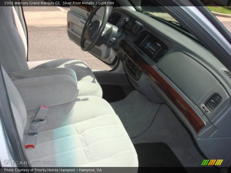 Silver Frost Metallic / Light Flint 2003 Mercury Grand Marquis GS