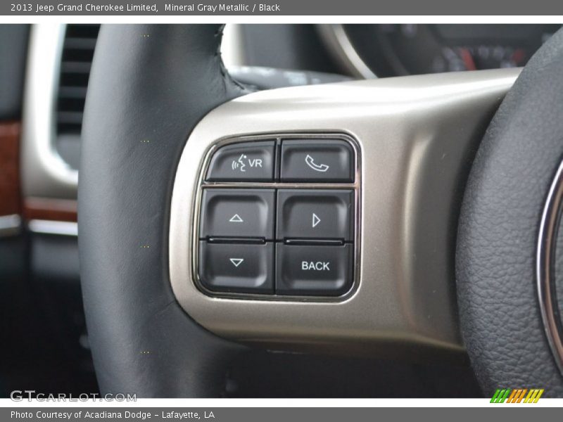 Mineral Gray Metallic / Black 2013 Jeep Grand Cherokee Limited