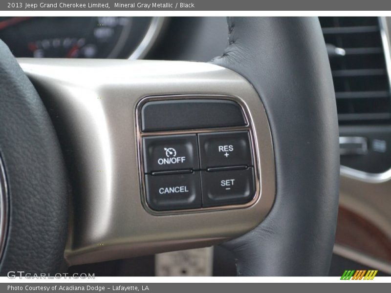 Mineral Gray Metallic / Black 2013 Jeep Grand Cherokee Limited