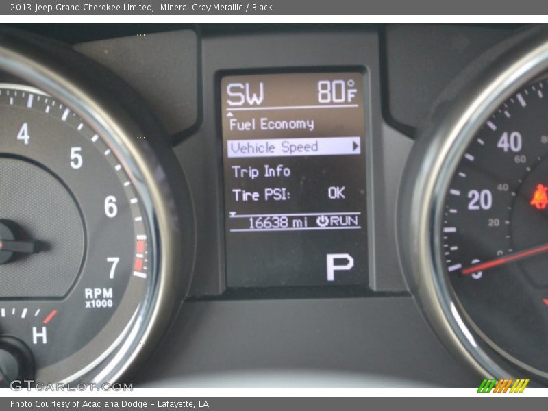 Mineral Gray Metallic / Black 2013 Jeep Grand Cherokee Limited
