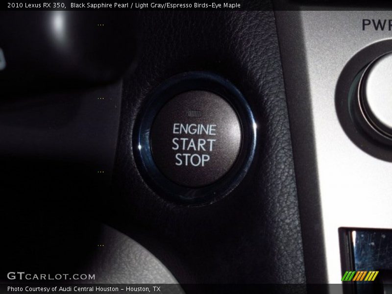 Black Sapphire Pearl / Light Gray/Espresso Birds-Eye Maple 2010 Lexus RX 350