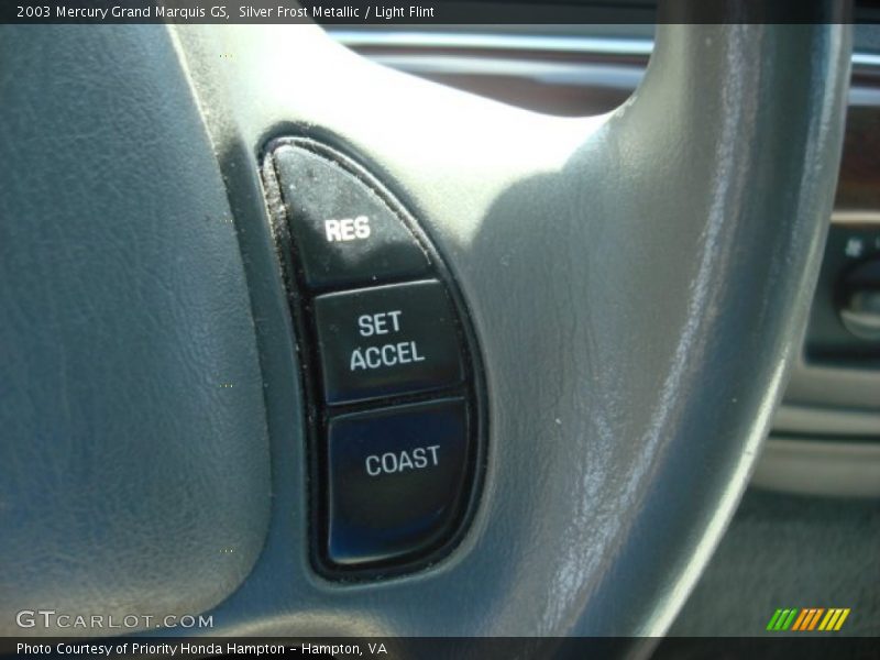 Silver Frost Metallic / Light Flint 2003 Mercury Grand Marquis GS
