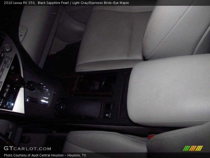 Black Sapphire Pearl / Light Gray/Espresso Birds-Eye Maple 2010 Lexus RX 350