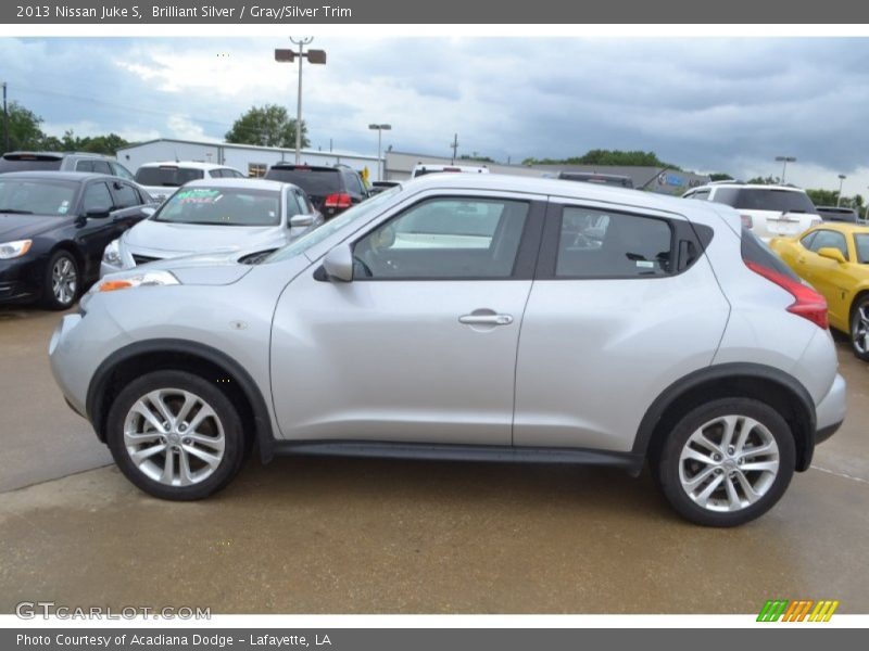 Brilliant Silver / Gray/Silver Trim 2013 Nissan Juke S