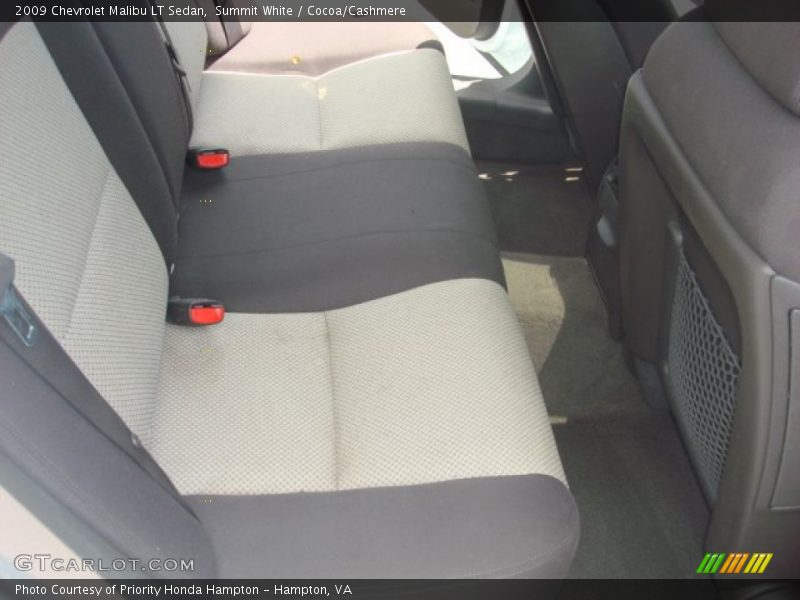 Summit White / Cocoa/Cashmere 2009 Chevrolet Malibu LT Sedan