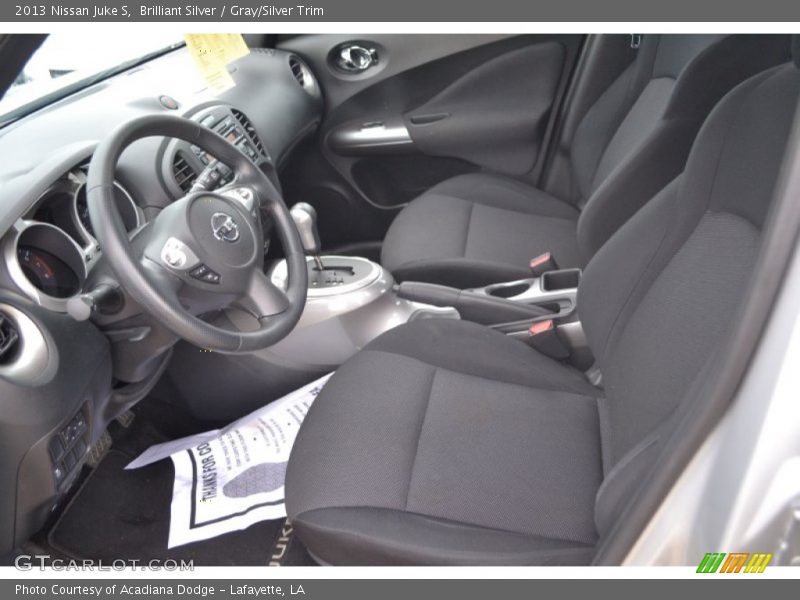 Brilliant Silver / Gray/Silver Trim 2013 Nissan Juke S