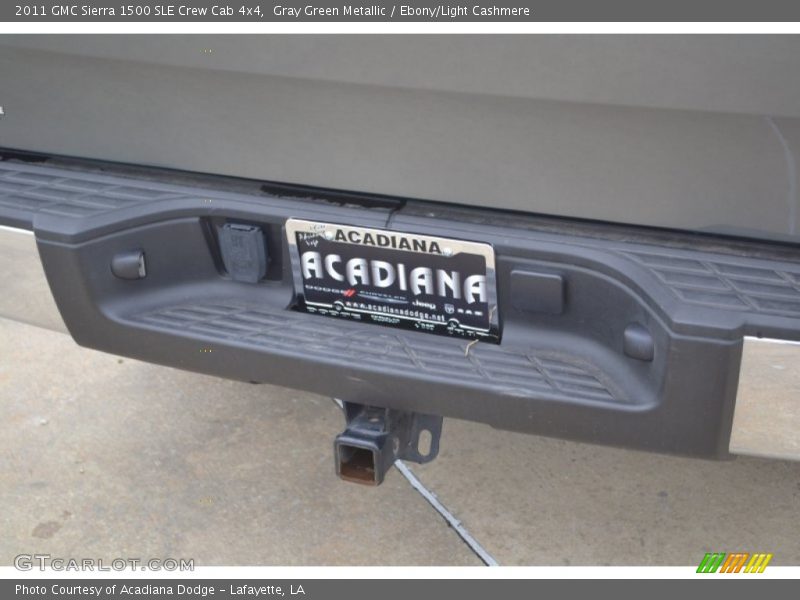 Gray Green Metallic / Ebony/Light Cashmere 2011 GMC Sierra 1500 SLE Crew Cab 4x4