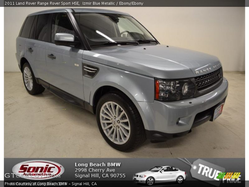 Izmir Blue Metallic / Ebony/Ebony 2011 Land Rover Range Rover Sport HSE