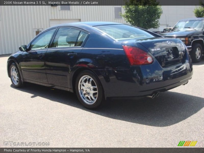 Majestic Blue Metallic / Cafe Latte 2006 Nissan Maxima 3.5 SL