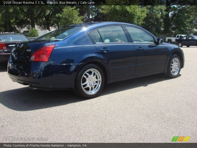 Majestic Blue Metallic / Cafe Latte 2006 Nissan Maxima 3.5 SL
