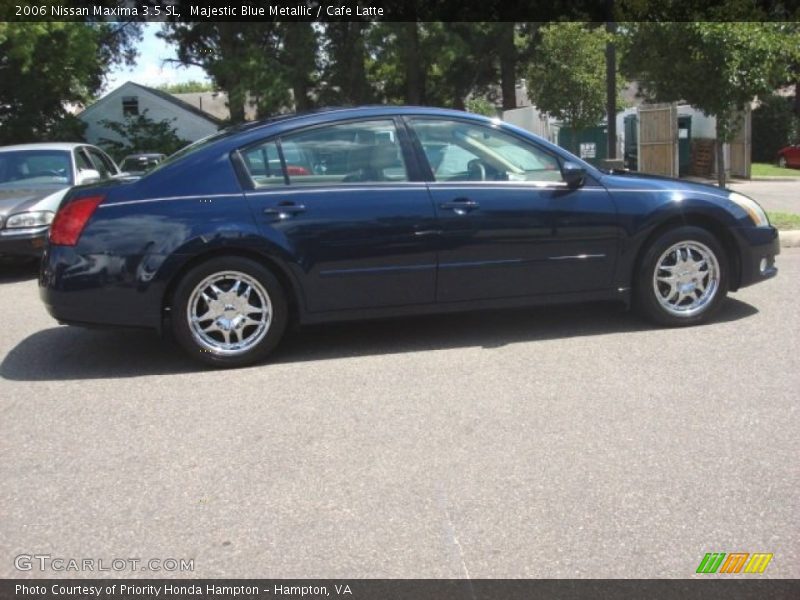 Majestic Blue Metallic / Cafe Latte 2006 Nissan Maxima 3.5 SL