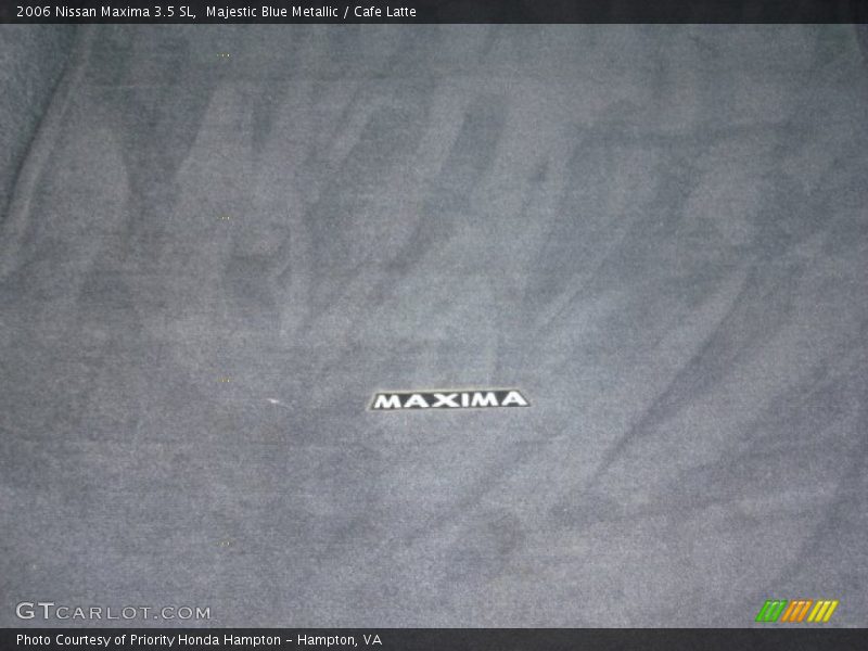 Majestic Blue Metallic / Cafe Latte 2006 Nissan Maxima 3.5 SL