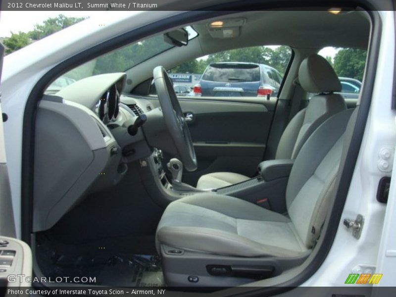 Summit White / Titanium 2012 Chevrolet Malibu LT