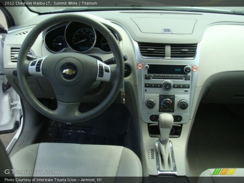Summit White / Titanium 2012 Chevrolet Malibu LT