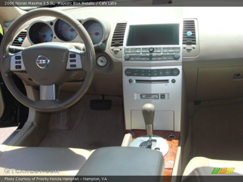 Majestic Blue Metallic / Cafe Latte 2006 Nissan Maxima 3.5 SL