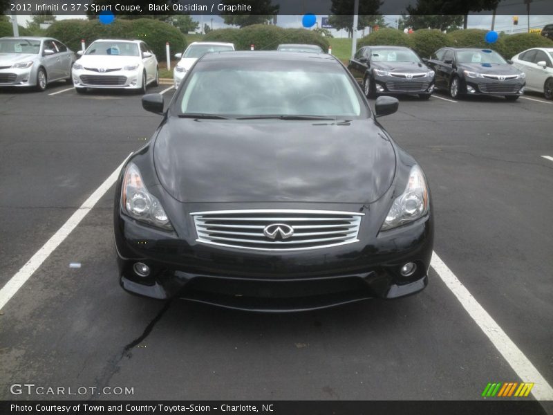 Black Obsidian / Graphite 2012 Infiniti G 37 S Sport Coupe
