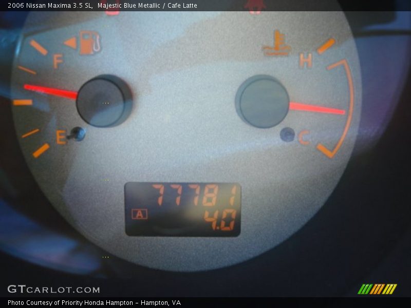 Majestic Blue Metallic / Cafe Latte 2006 Nissan Maxima 3.5 SL