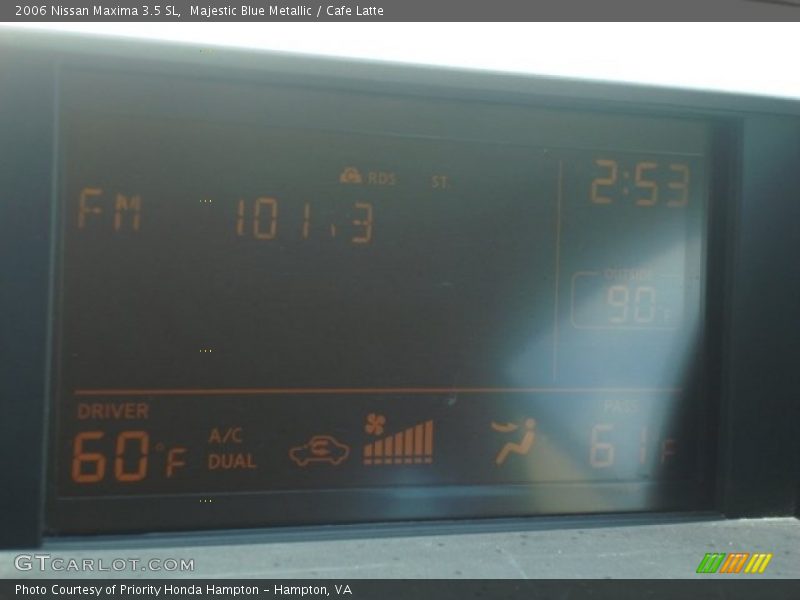 Majestic Blue Metallic / Cafe Latte 2006 Nissan Maxima 3.5 SL