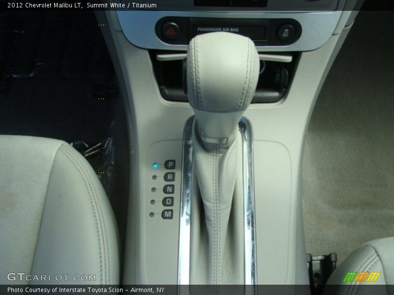 Summit White / Titanium 2012 Chevrolet Malibu LT
