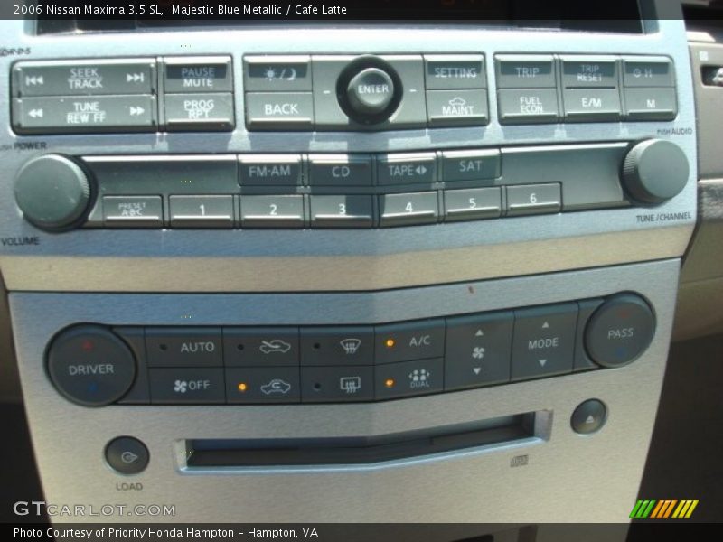 Majestic Blue Metallic / Cafe Latte 2006 Nissan Maxima 3.5 SL