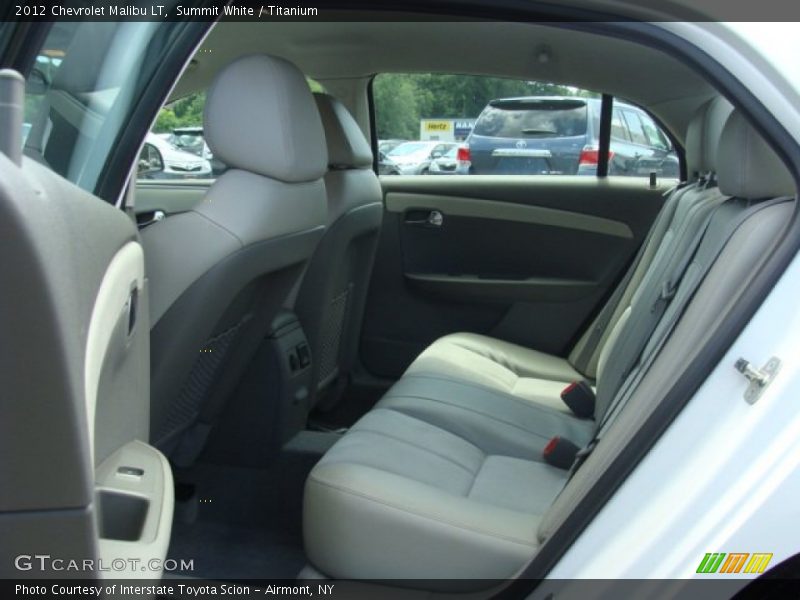 Summit White / Titanium 2012 Chevrolet Malibu LT