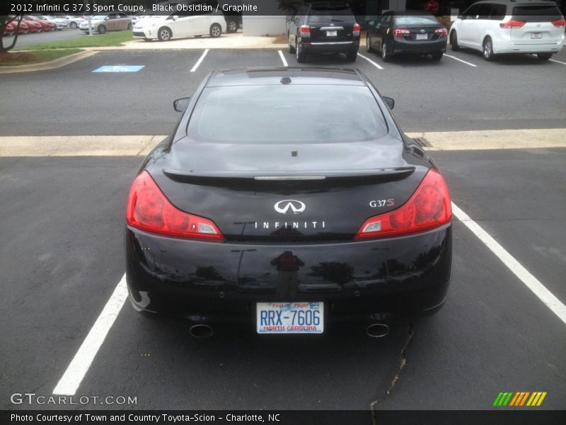 Black Obsidian / Graphite 2012 Infiniti G 37 S Sport Coupe