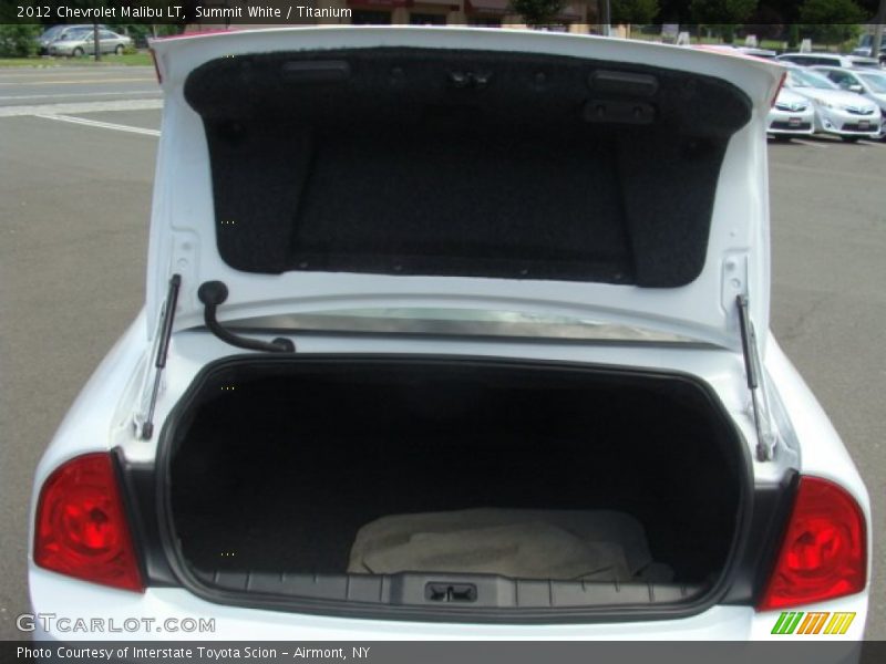 Summit White / Titanium 2012 Chevrolet Malibu LT