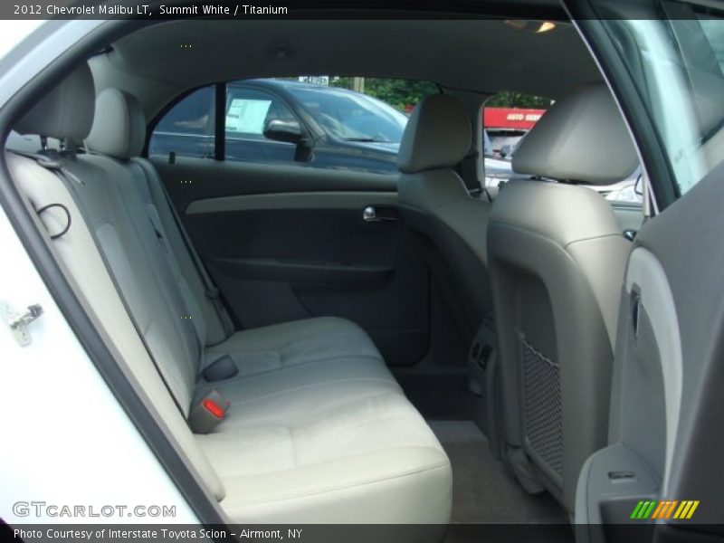 Summit White / Titanium 2012 Chevrolet Malibu LT