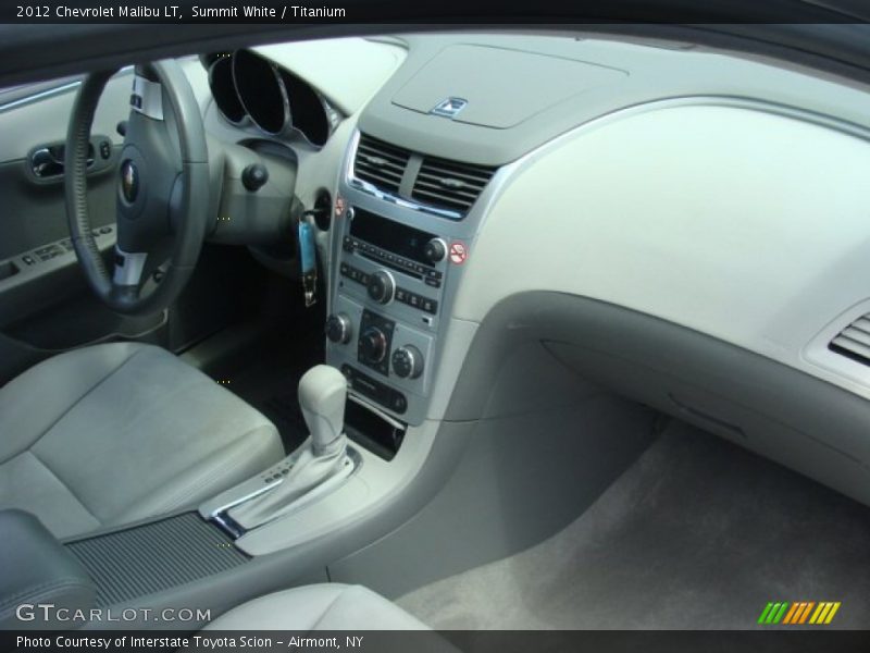 Summit White / Titanium 2012 Chevrolet Malibu LT