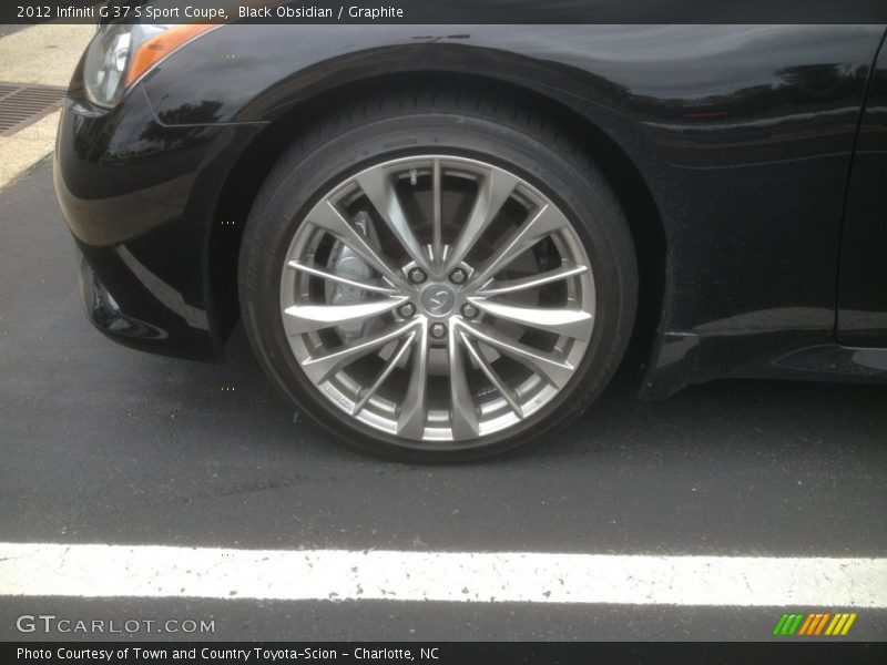 Black Obsidian / Graphite 2012 Infiniti G 37 S Sport Coupe