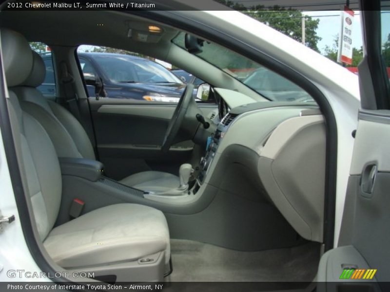 Summit White / Titanium 2012 Chevrolet Malibu LT
