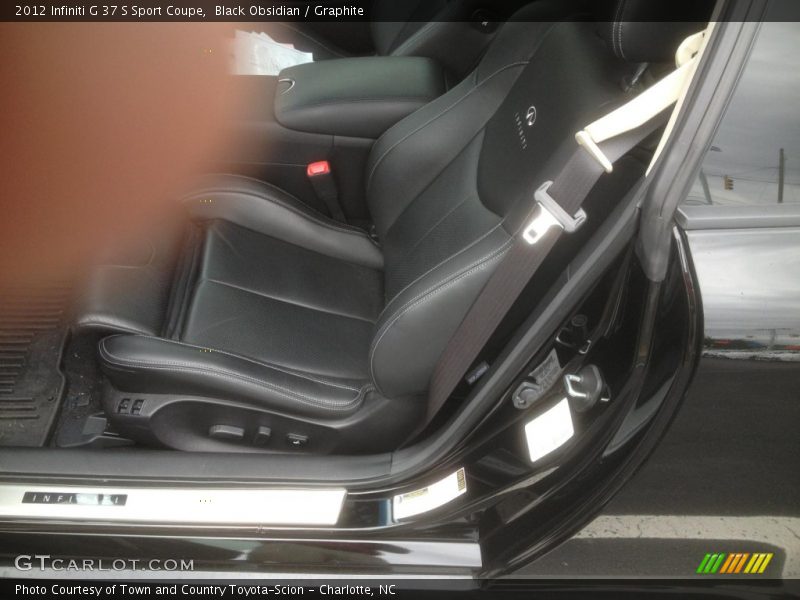 Black Obsidian / Graphite 2012 Infiniti G 37 S Sport Coupe