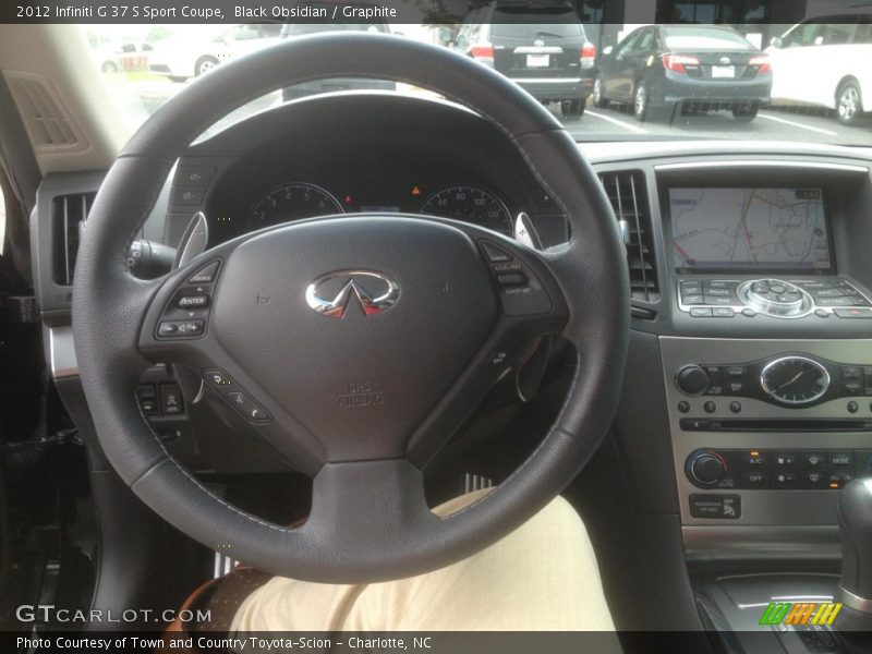 Black Obsidian / Graphite 2012 Infiniti G 37 S Sport Coupe