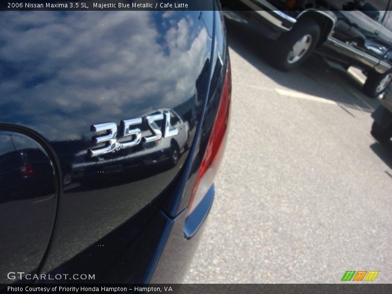 Majestic Blue Metallic / Cafe Latte 2006 Nissan Maxima 3.5 SL